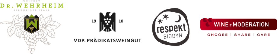 Logo vinařství Dr. Wehrheim a certifikace